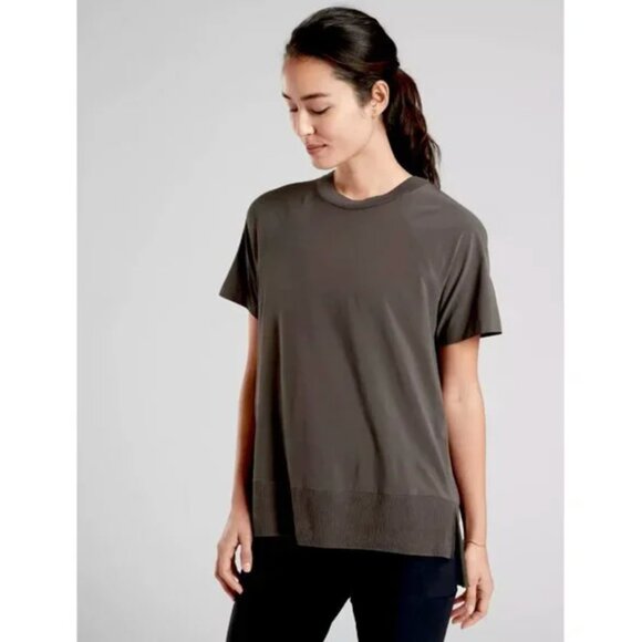 Athleta Zephyr Oversized Athletic Tee Size XS - Picture 1 of 5